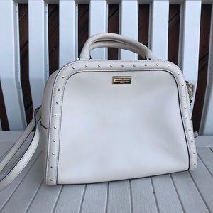 Kate Spade Cream Satchel Crossbody Purse
